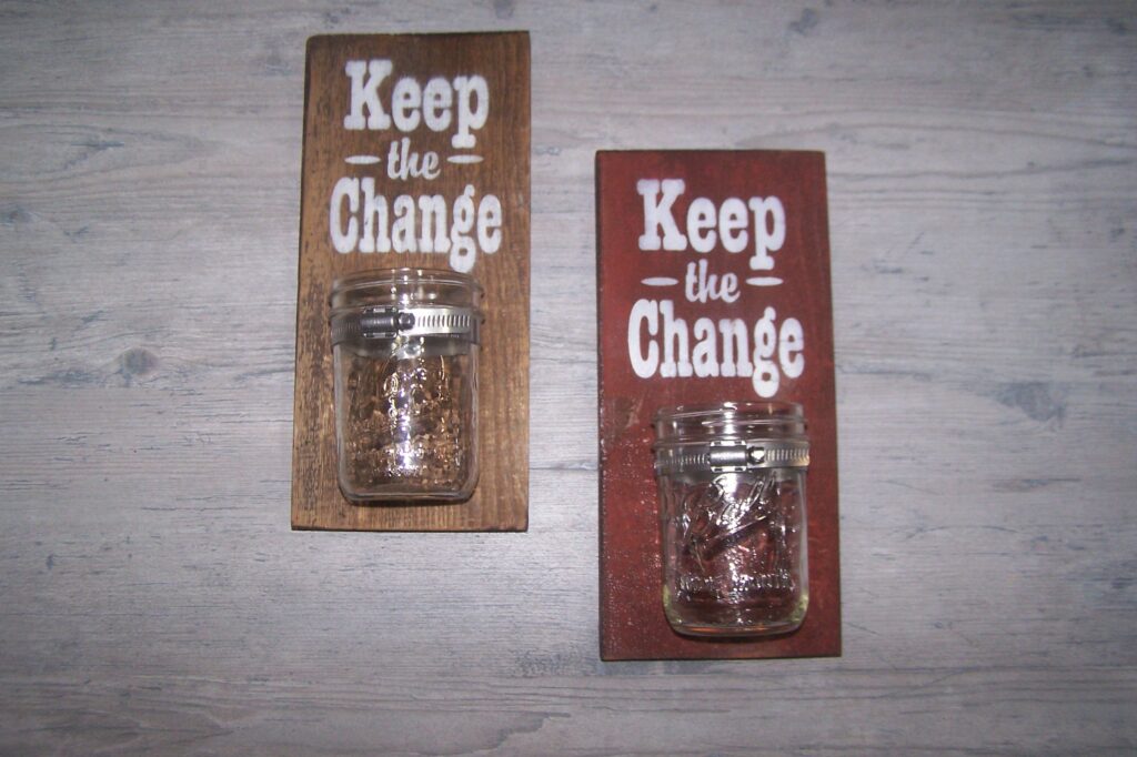 Keep the Change Jars