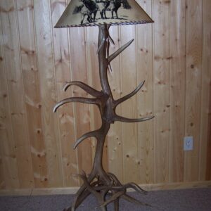 Elk Antler Floor Lamp